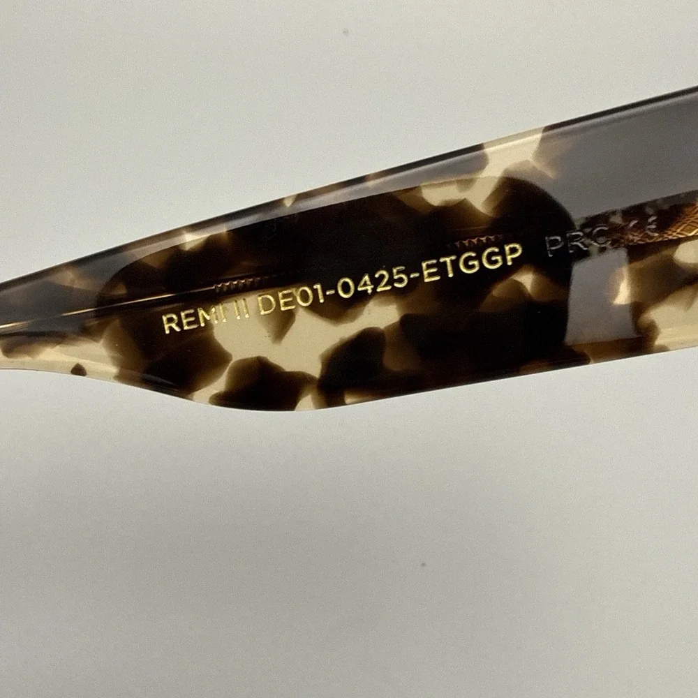 DIFF Remi II Designer Sunglasses Authentic- Tortoise Cat Eye-Polarized Gradient